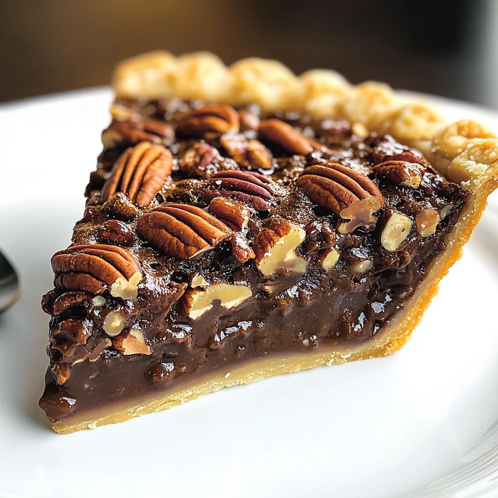 Texas Chocolate Pecan Pie