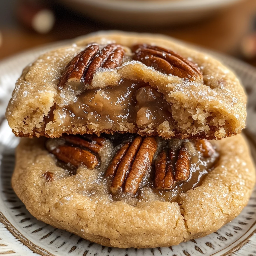 Vegan Pecan Pie Cookies