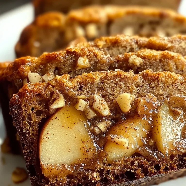 Warm Cinnamon-Spiced Apple Bread