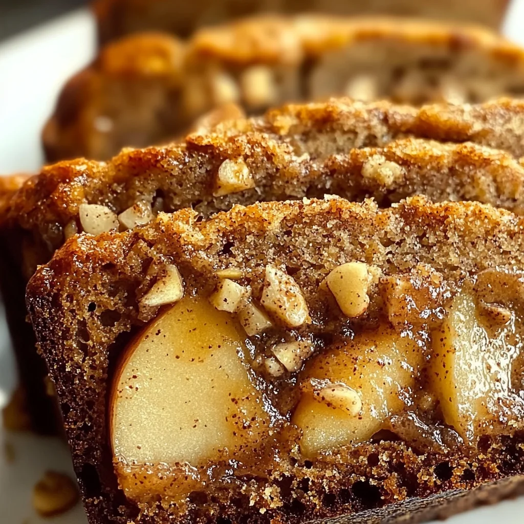Warm Cinnamon-Spiced Apple Bread