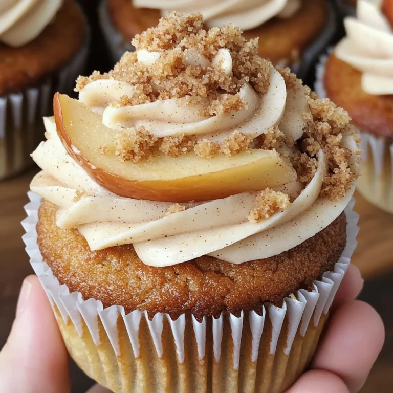 Apple Crumble Cupcakes