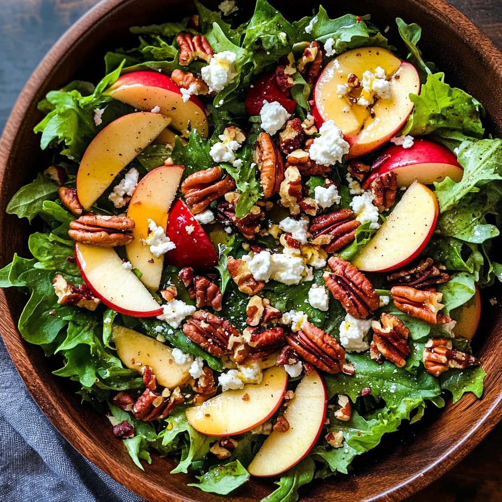 Autumn Harvest Honeycrisp Apple and Feta Salad