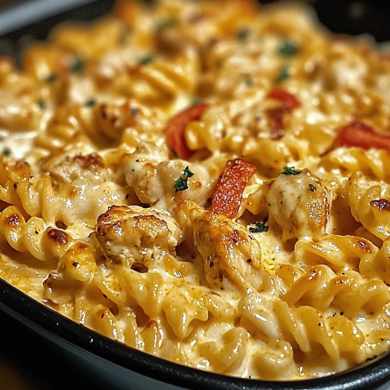 Cajun Cream Cheese Chicken Pasta Bake Recipe