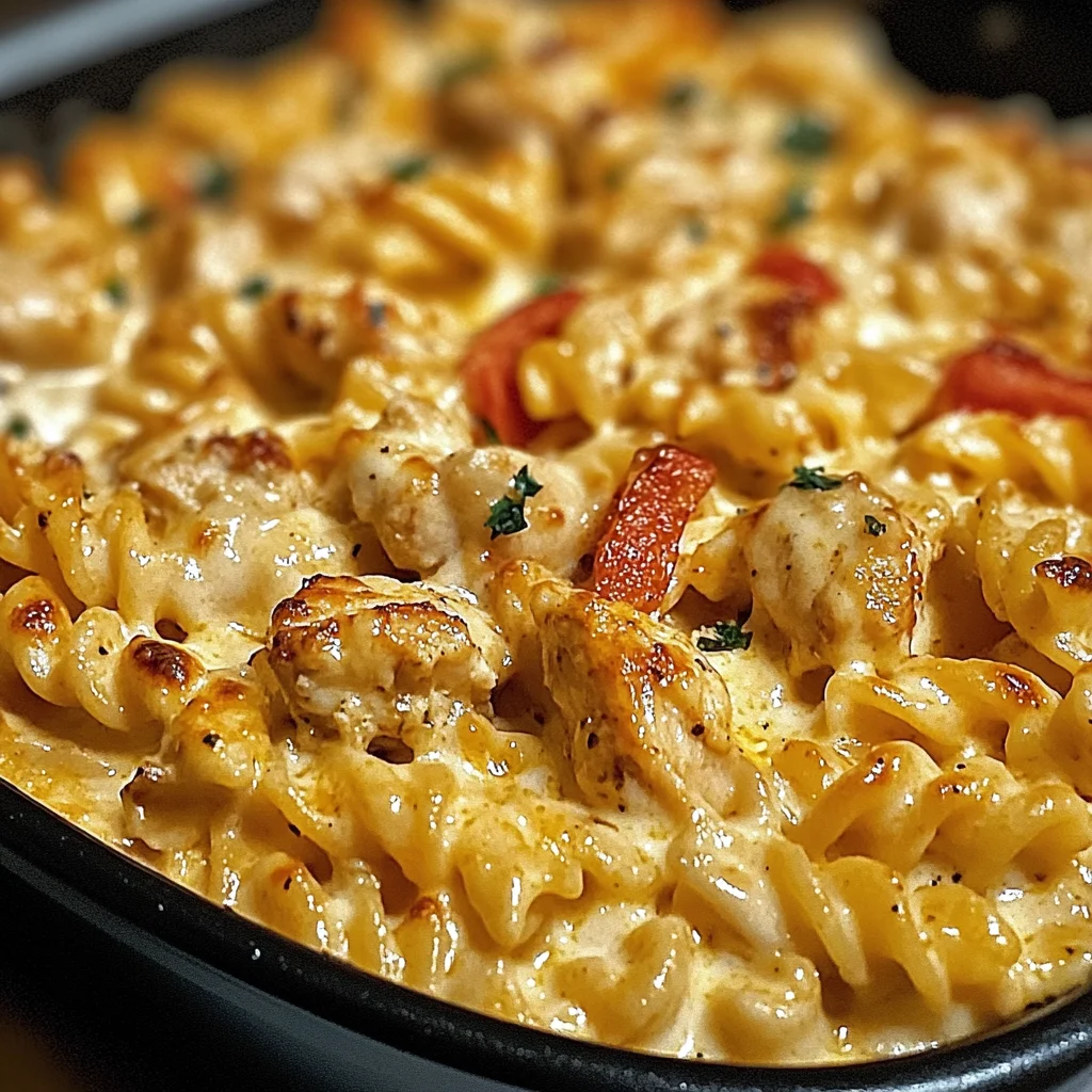 Cajun Cream Cheese Chicken Pasta Bake Recipe