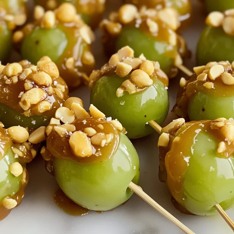 Caramel Apple Grapes