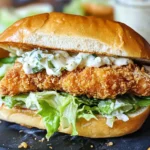 Crispy Chicken Caesar Sandwich