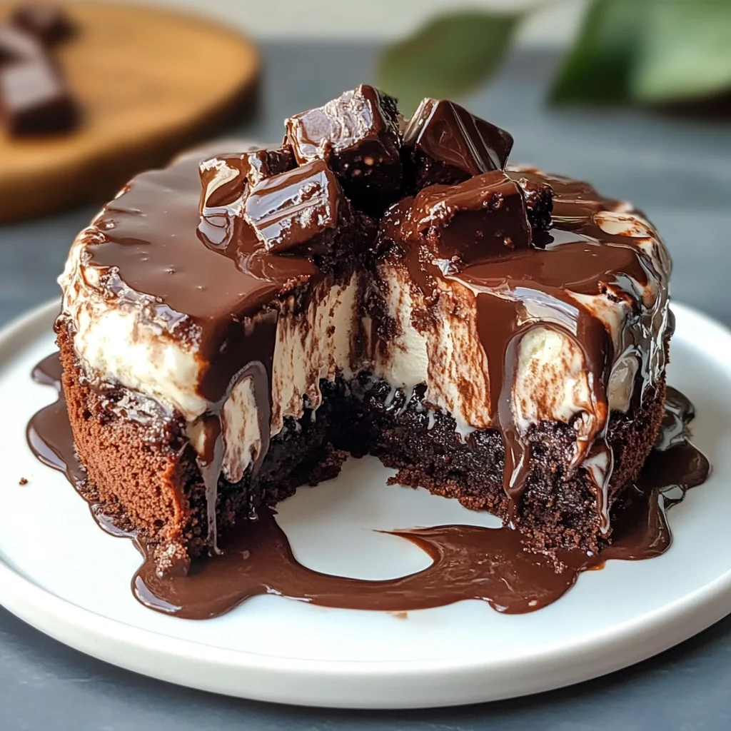 Delicious Brownie Ice Cream Cake