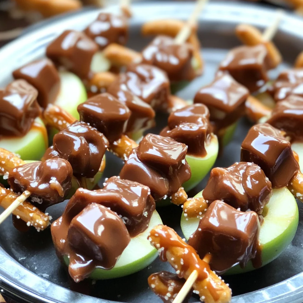 Easy Caramel Apple Bites