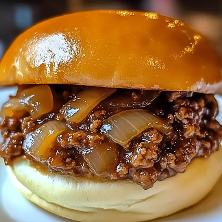 French Onion Beef Sloppy Joes