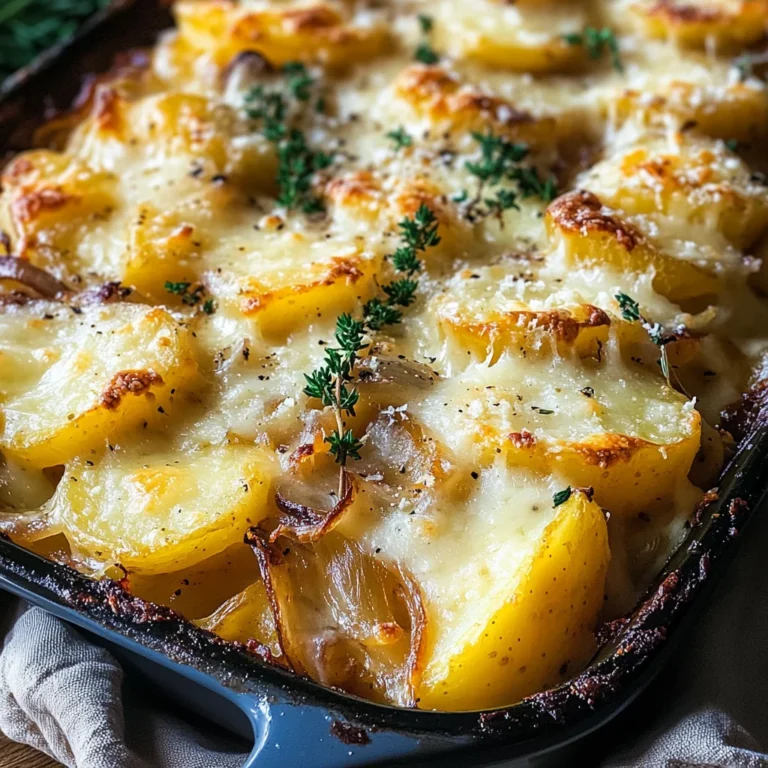 French Onion Potato Bake