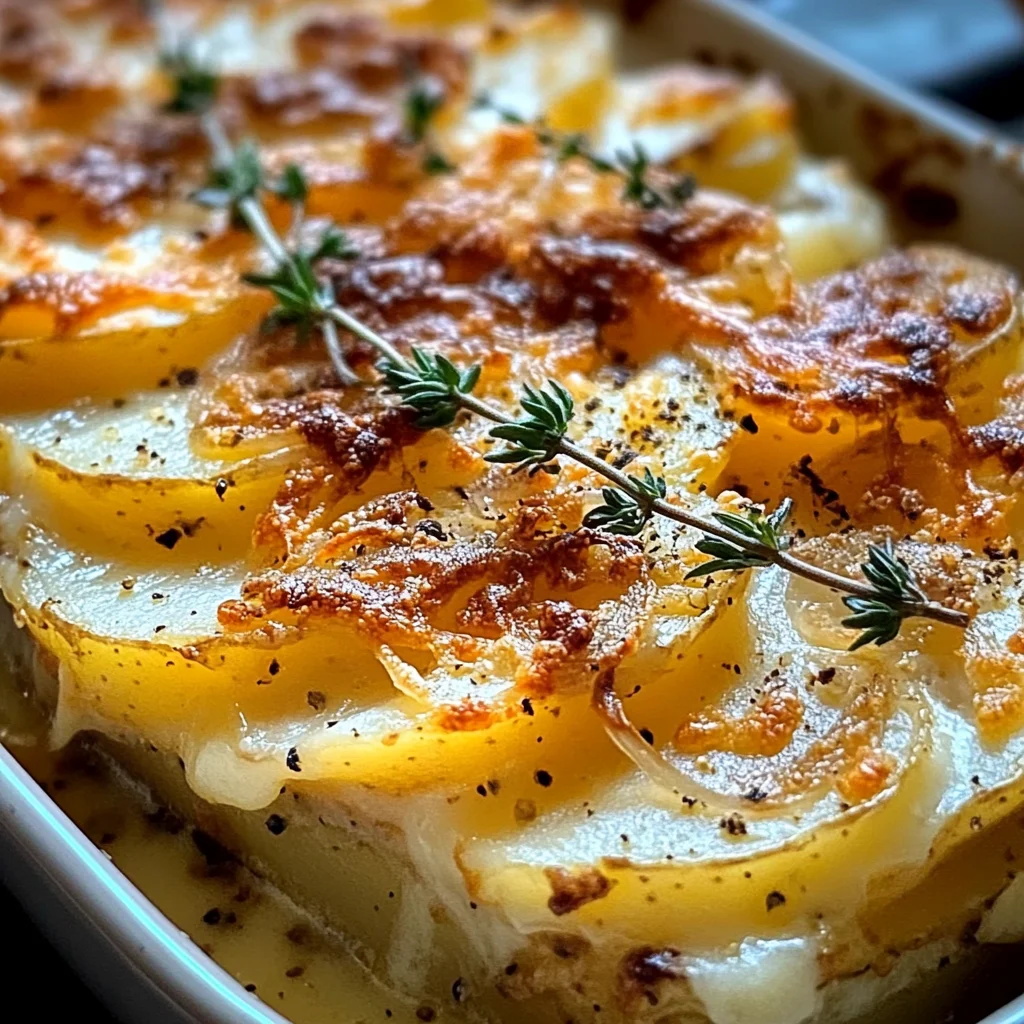 French Onion Potato Bake