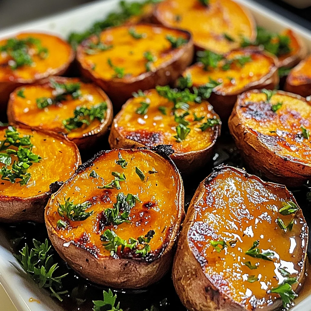 Garlic Butter Roasted Sweet Potatoes: A Delicious and Easy Recipe