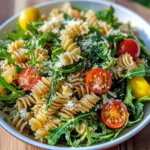 Lemon Arugula Pasta Salad