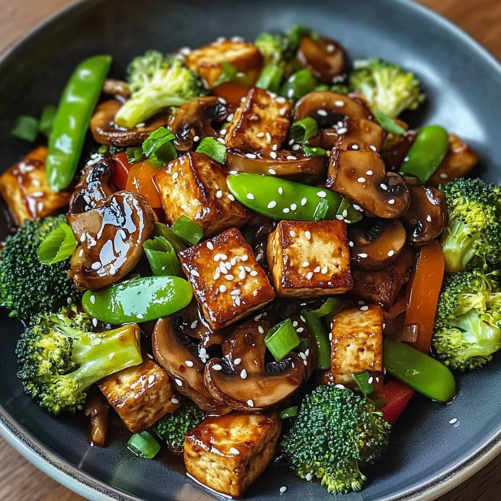 Mushroom and Tofu Stir-Fry (25-Minutes)