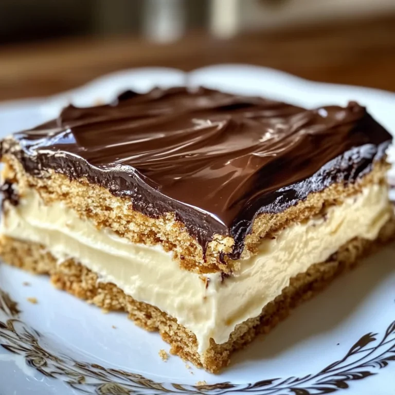 No-Bake Eclair Cake
