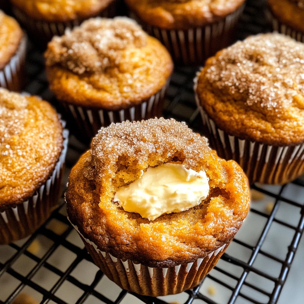 Pumpkin Cream Cheese Muffins