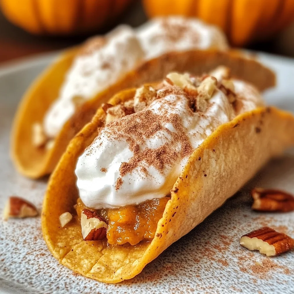Pumpkin Pie Tacos