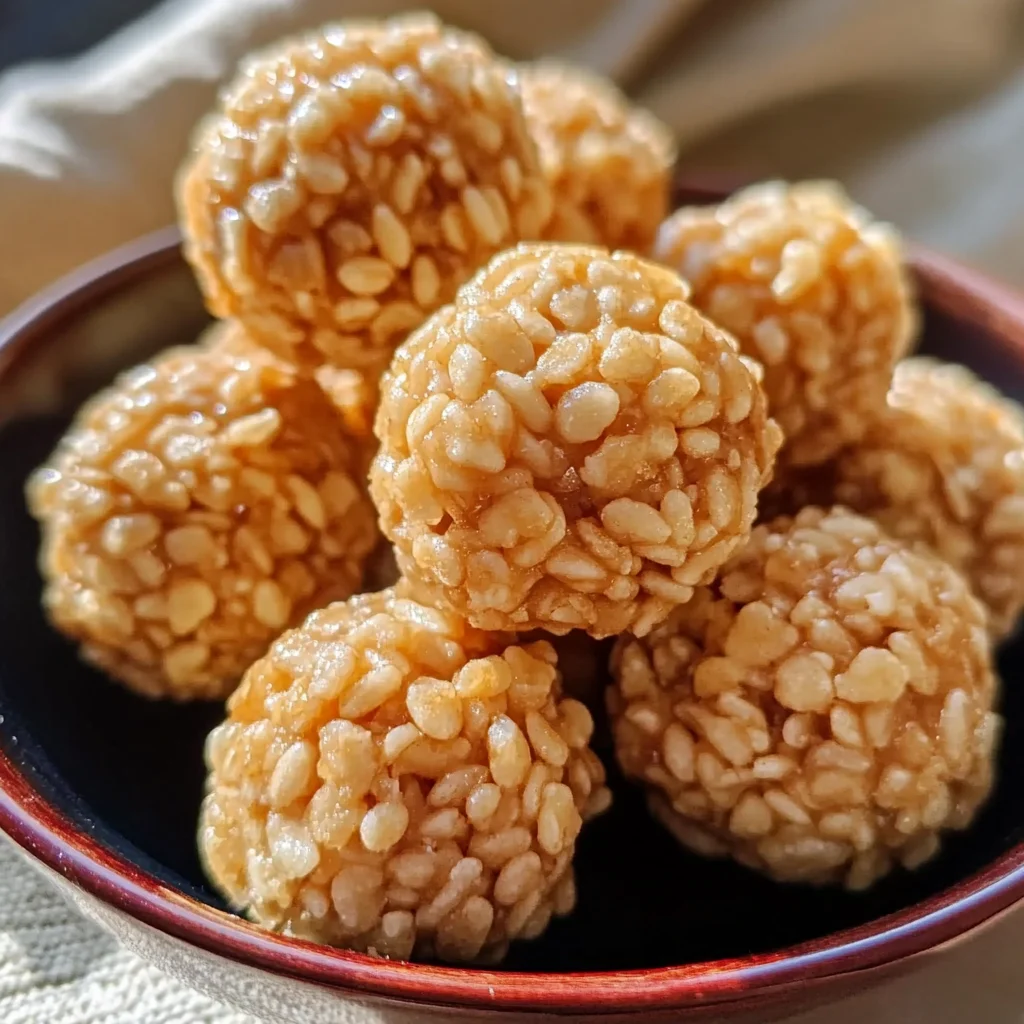 Rice Crispy Peanut Butter Balls