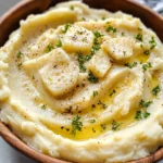Roasted Garlic Mashed Potatoes {Slow Cooker}