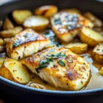 Baked Honey Mustard Haddock with Potatoes