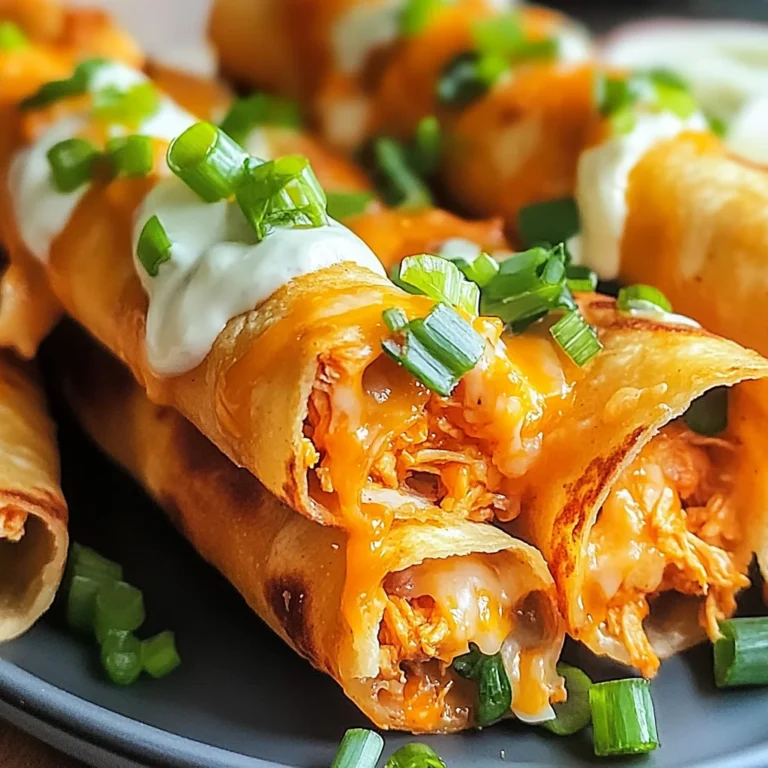 Buffalo Chicken Taquitos