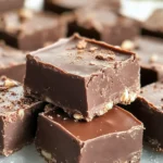 Chocolate Cinnamon Fudge Squares