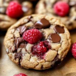Chocolate and Raspberry Cookies