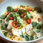 Coconut Poached Cod with Jasmine Rice
