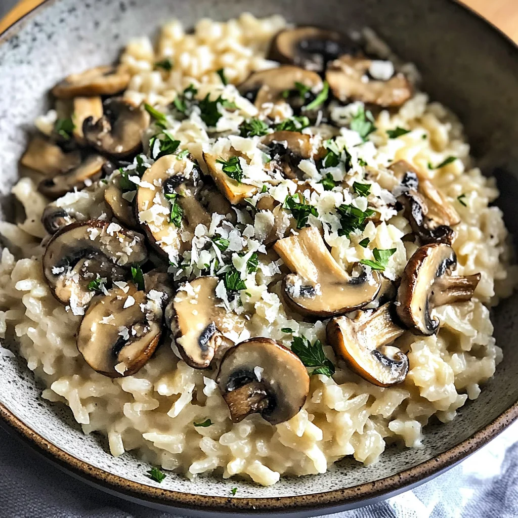 Creamy Mushroom Rice Bowl