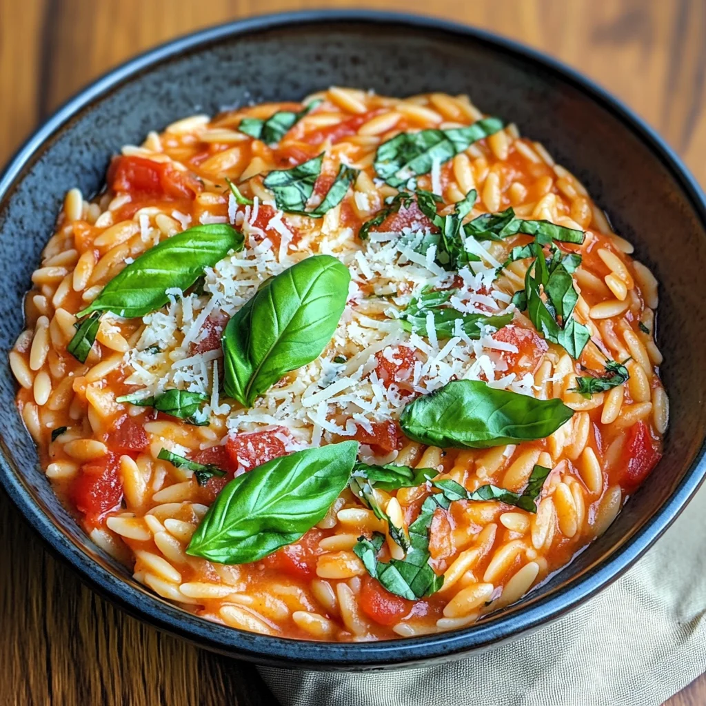 Creamy Tomato Orzo Bowl