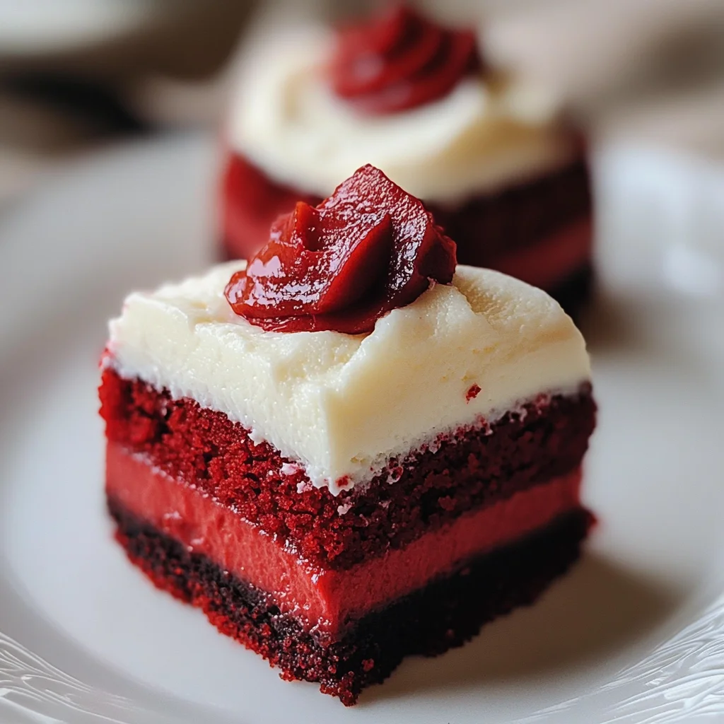 Mini Red Velvet Cheesecake
