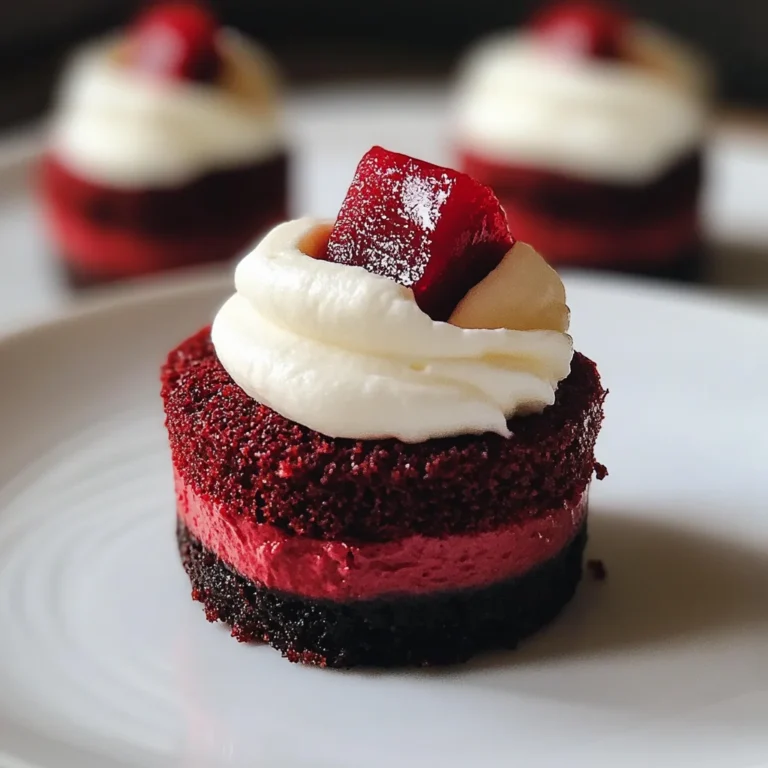 Mini Red Velvet Cheesecake