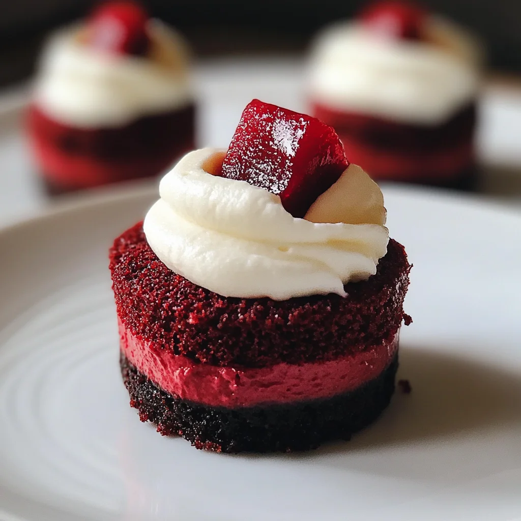 Mini Red Velvet Cheesecake
