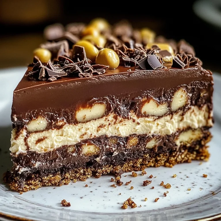 No-Bake Aesthetic Chocolate Rococo Cake