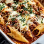 Oven-Baked Beef and Cheese Stuffed Shells