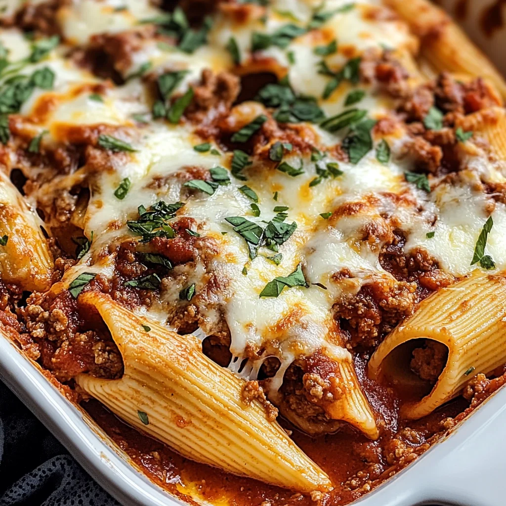 Oven-Baked Beef and Cheese Stuffed Shells