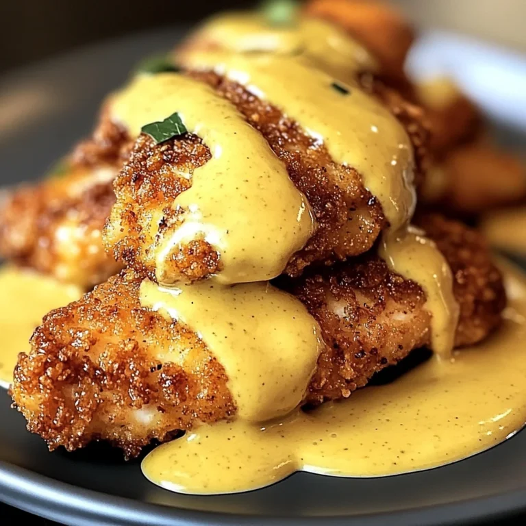 Pretzel Chicken with Mustard-Cheddar Sauce
