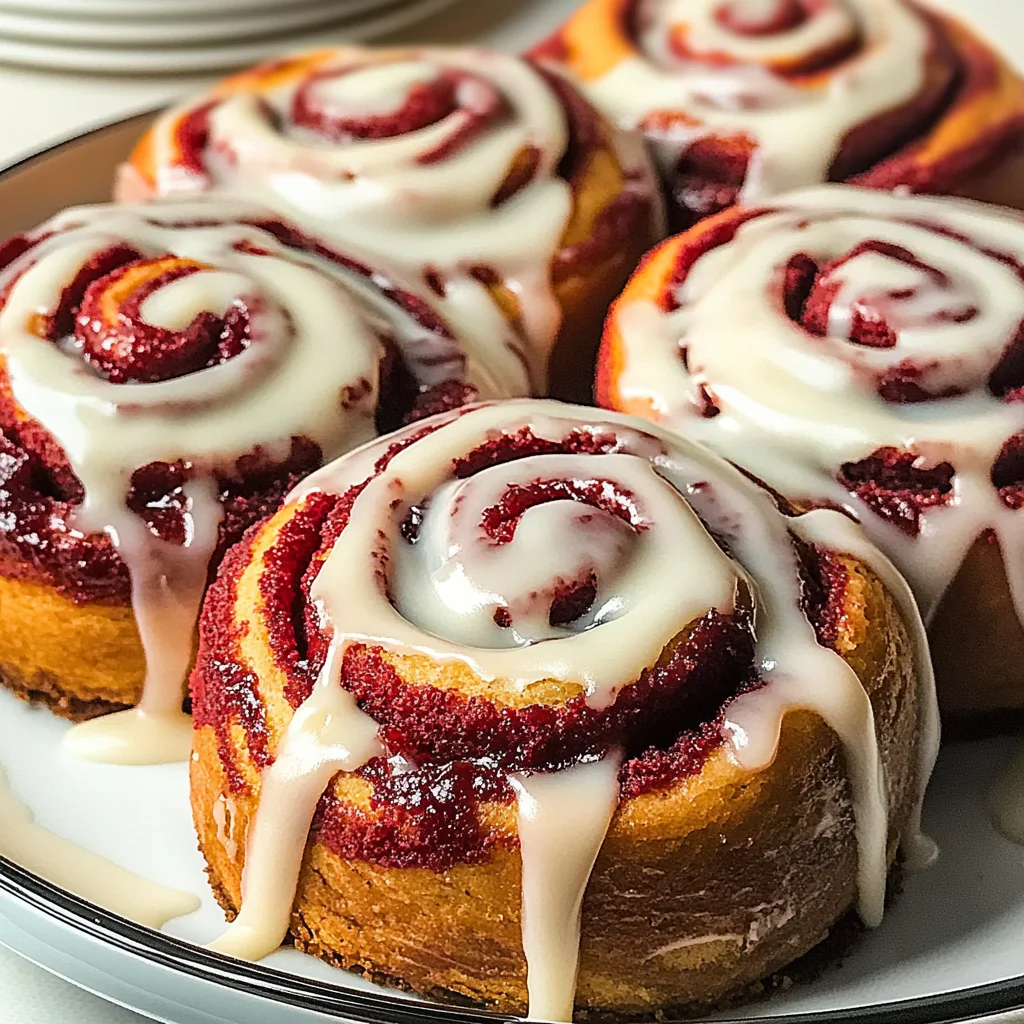 Red Velvet Cinnamon Rolls