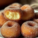 Sourdough Discard Cinnamon Sugar Donut Bites