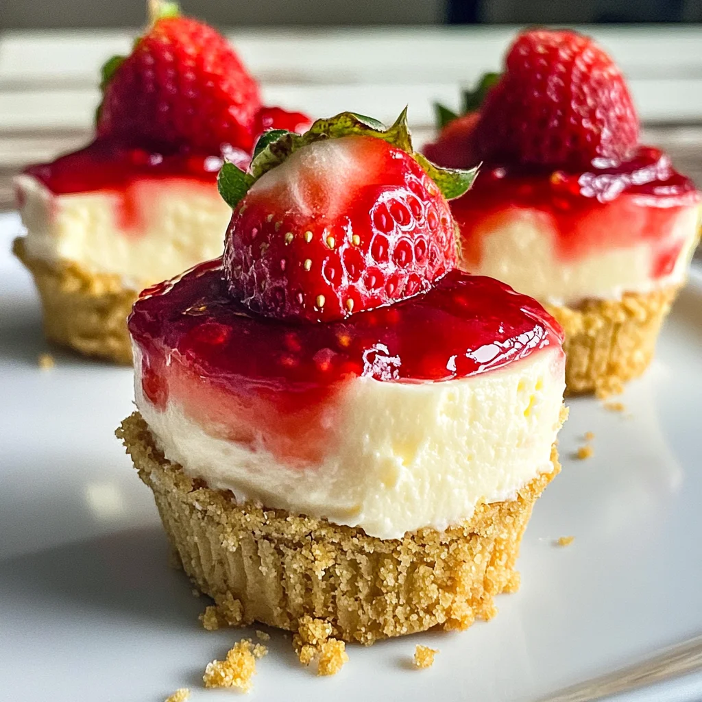 Strawberry Cheesecake Cups
