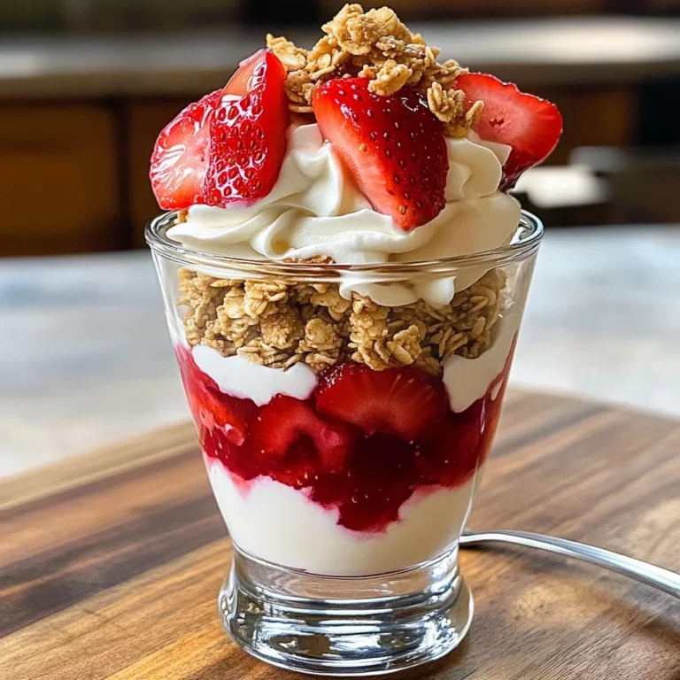 Strawberry Cream Parfait