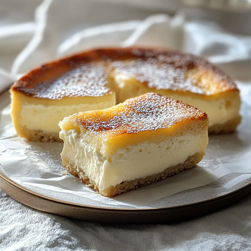 Warm Vanilla Custard Cake