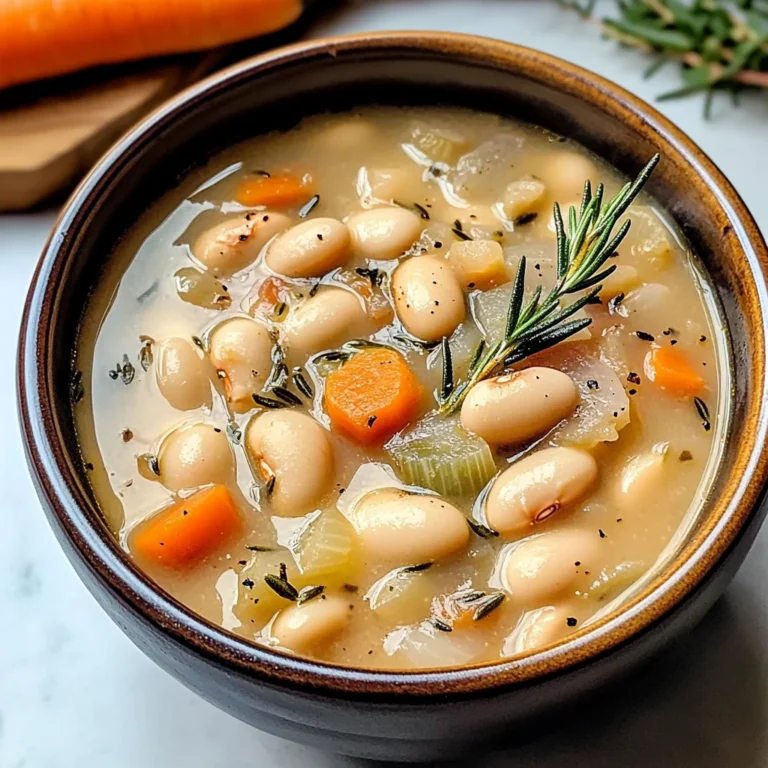 Warm White Bean and Rosemary Stew