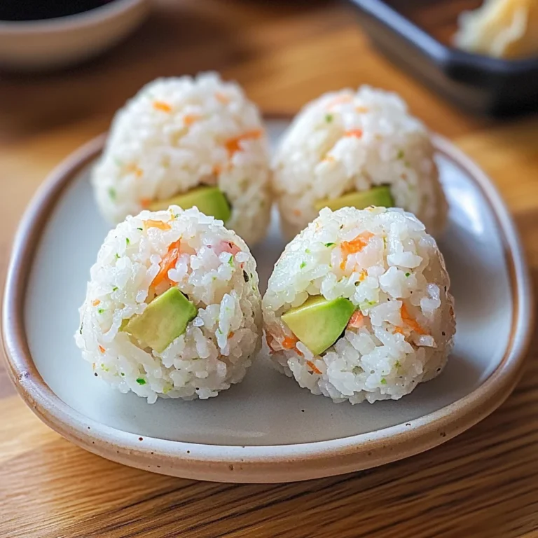 White Sushi Rice Balls